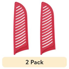 (2 pack) Professional 5-inch Ceramic Kitchen Santoku Knife in Red