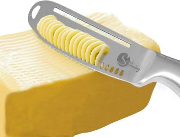 Magic Butter Knife Spreader and Curler - Complete Your Kitchen Knives Set, Curl Your Butter with Ease 3 Different Ways