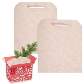 Terry Cloth Pot Holders for Kitchen 9 x 12 Inch. Pack of 72 Natural Color Hot Pads for Kitchen. Washable Pot Holder with Hand Hole. Thick Cotton