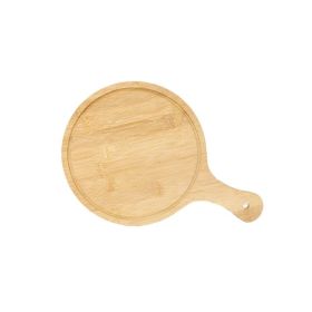 Bamboo Hot Pot Wooden Board Tableware Beef And Lamb Meat Tray (Color: Natural, Options: Circular 3826)