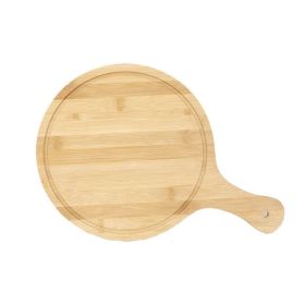 Bamboo Hot Pot Wooden Board Tableware Beef And Lamb Meat Tray (Color: Natural, Options: Circular 4429)