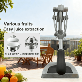 Household Multifunctional Slow Juicer, High-Nutrition Juice Extraction, Easy to Clean, Silver/Orange Optional (Color: Silver)